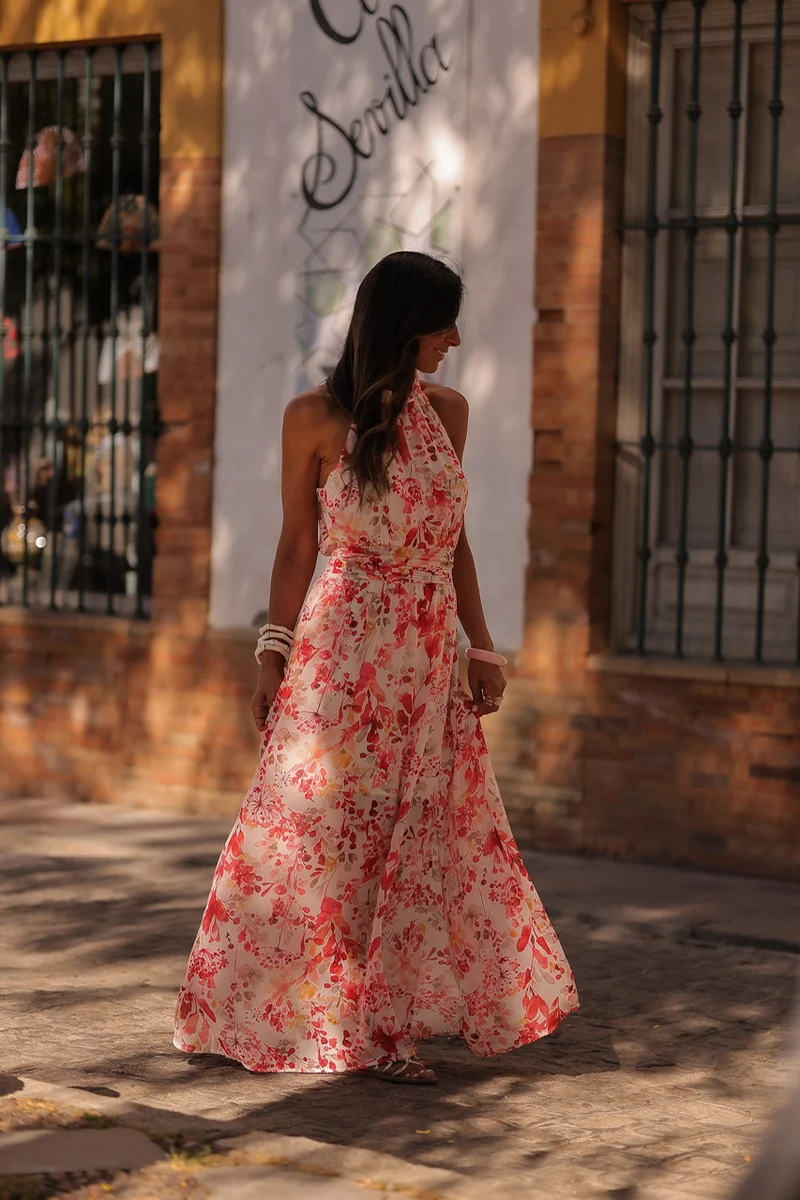 Robe Laly corail