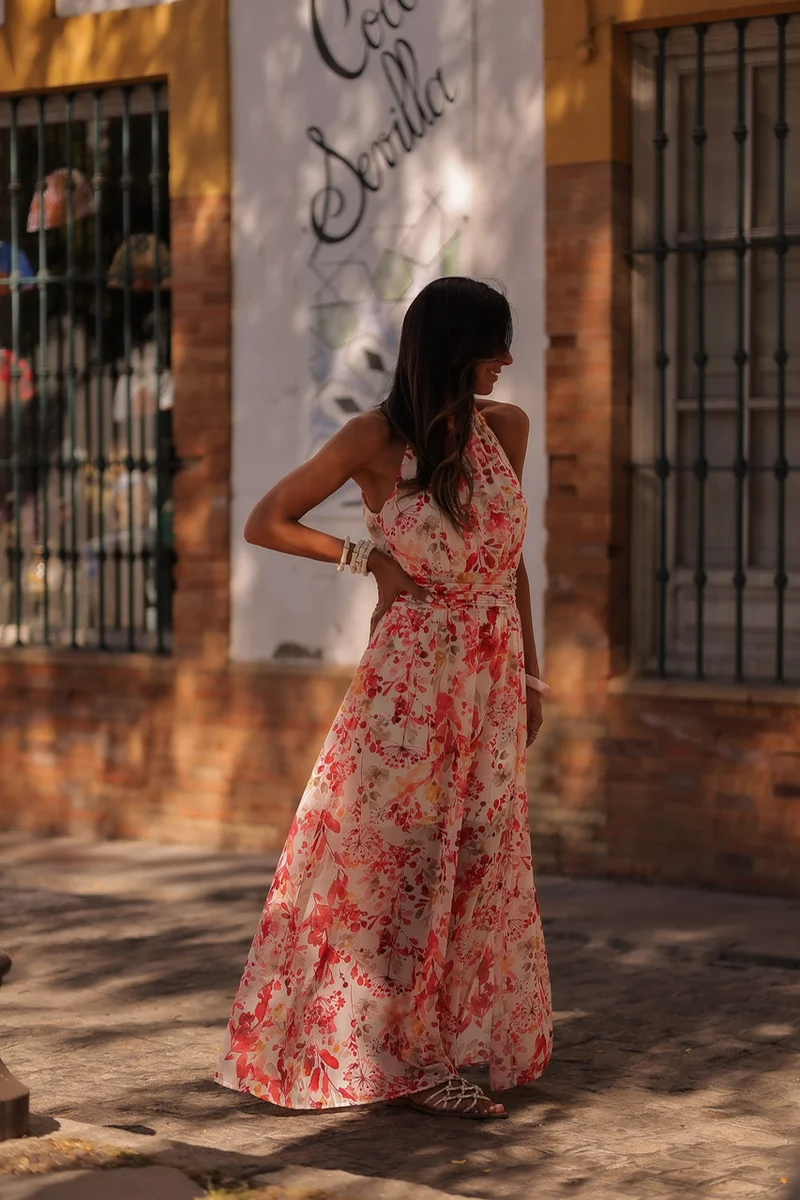Robe Laly corail