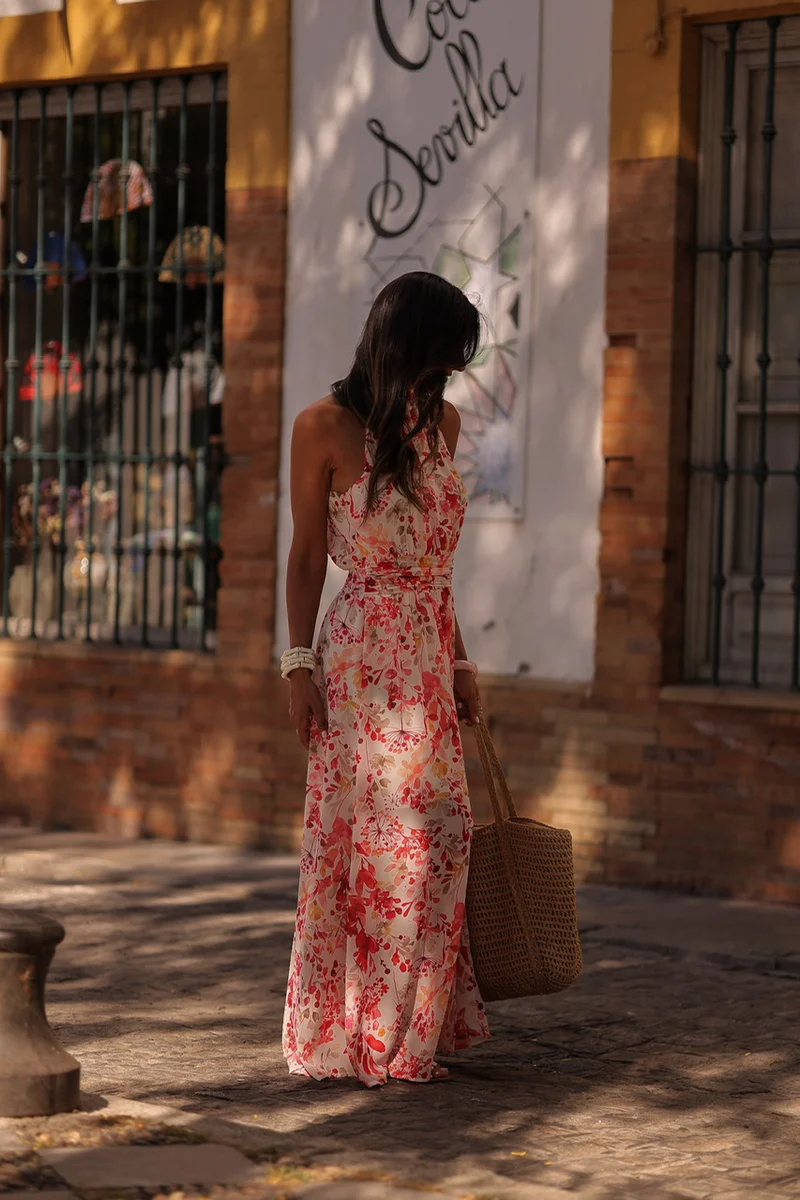 Robe Laly corail