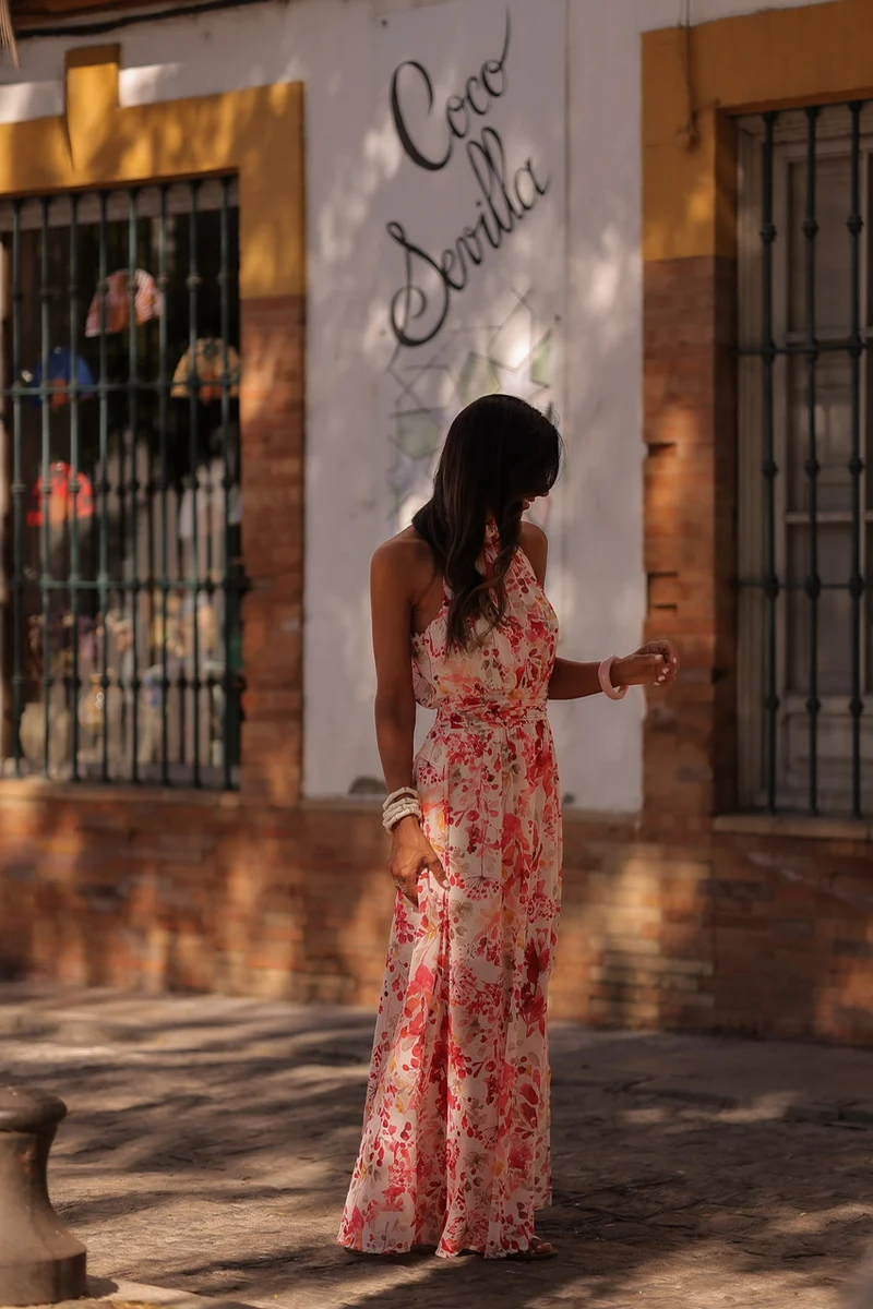 Robe Laly corail