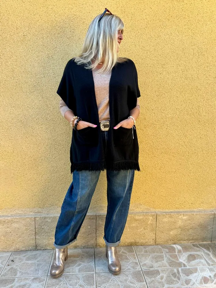 Gilet sans manches Charly noir