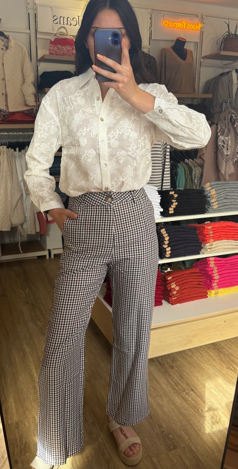 Pantalon carreaux