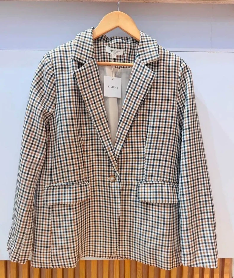 Blazer carreaux