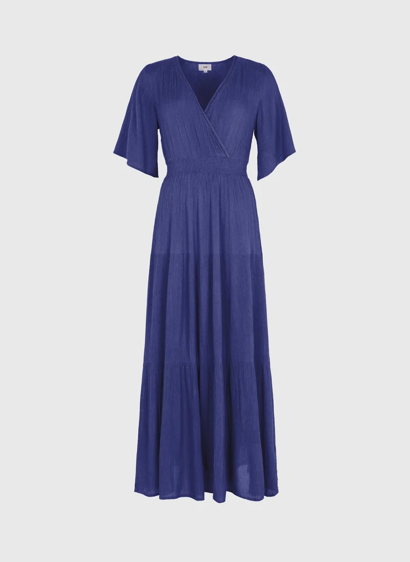 ROBE LONGUE OSUNCHALA bleu