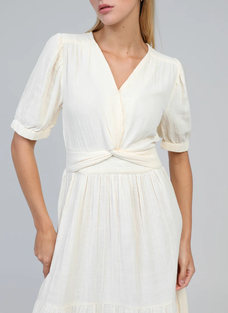 ROBE MIDI ODOUMILO ecru