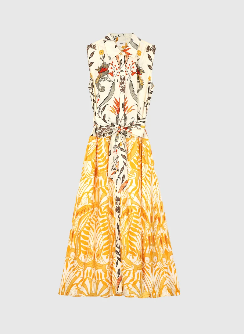ROBE LONGUE OPRIZIA camilla ecru
