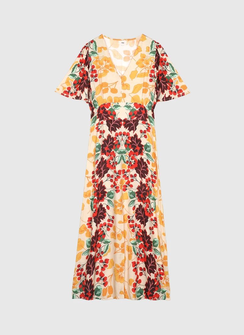 ROBE LONGUE ONESSA forest multico
