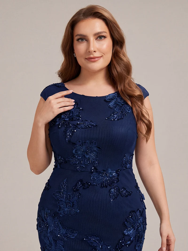 Robe de Soirée Chic Sirène Sans Manches à Épaule Unique en Tissu à Faible Élasthanne