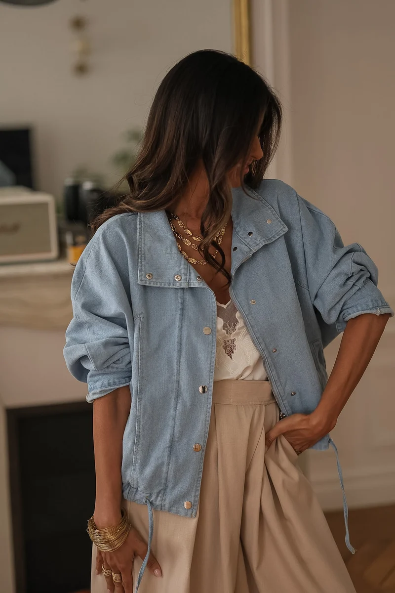 Veste Melly bleu clair