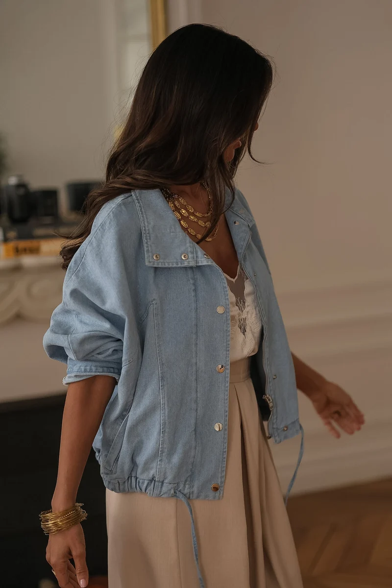 Veste Melly bleu clair