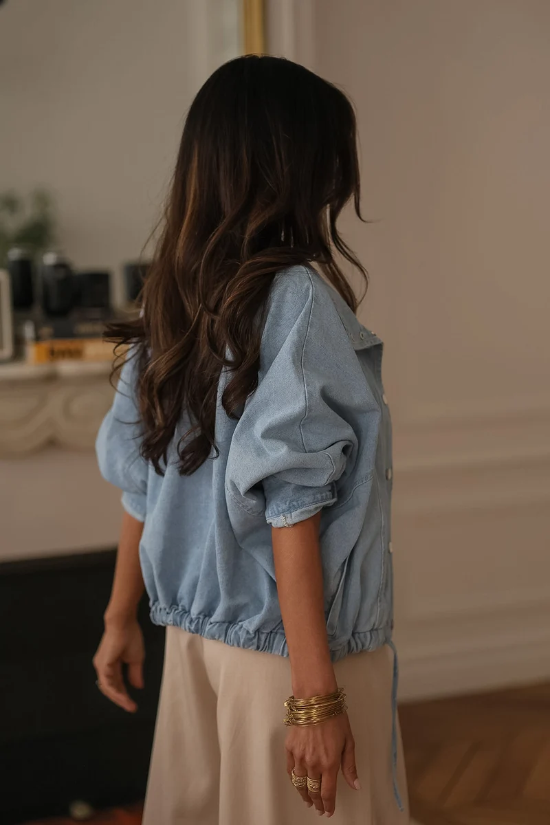Veste Melly bleu clair