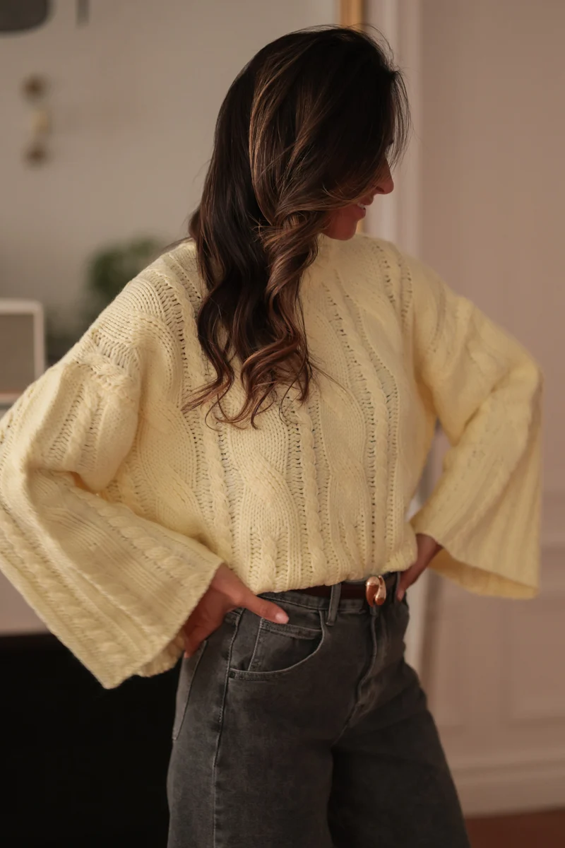 Pull Soho jaune