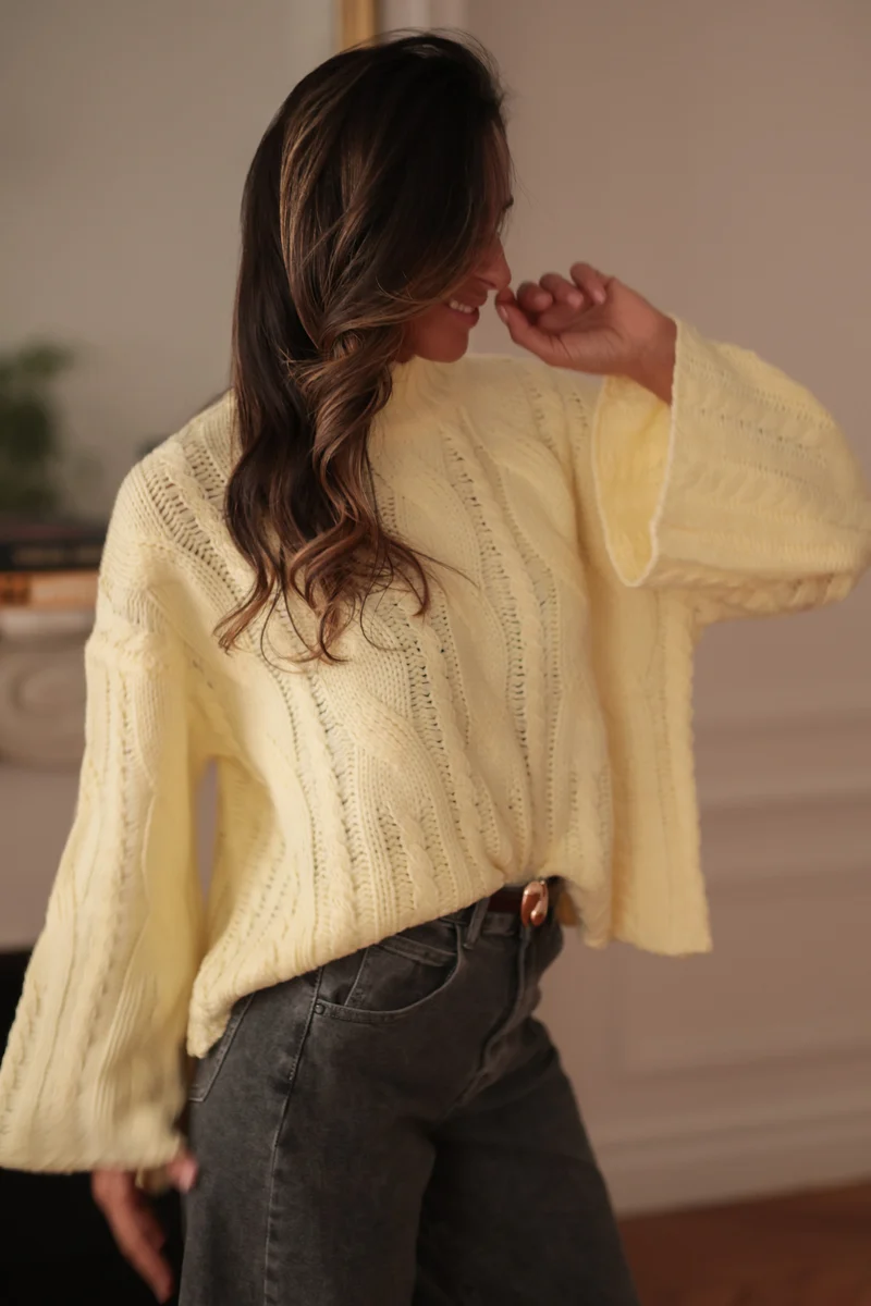 Pull Soho jaune