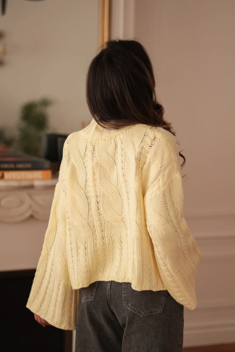 Pull Soho jaune