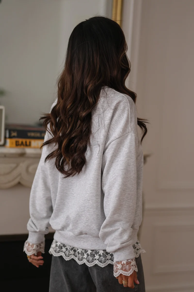 Sweat Tommy gris