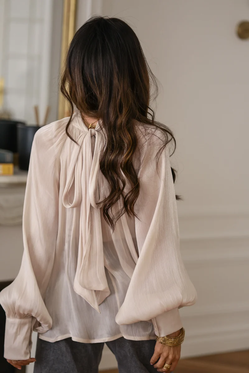 Blouse Ophélia beige