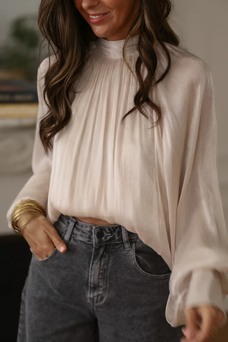 Blouse Ophélia beige