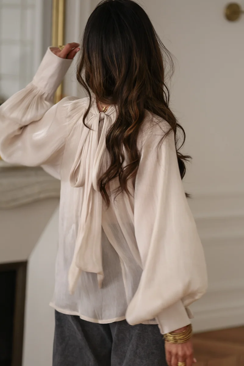 Blouse Ophélia beige
