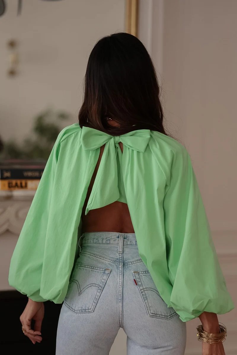 Blouse Oxana vert anis