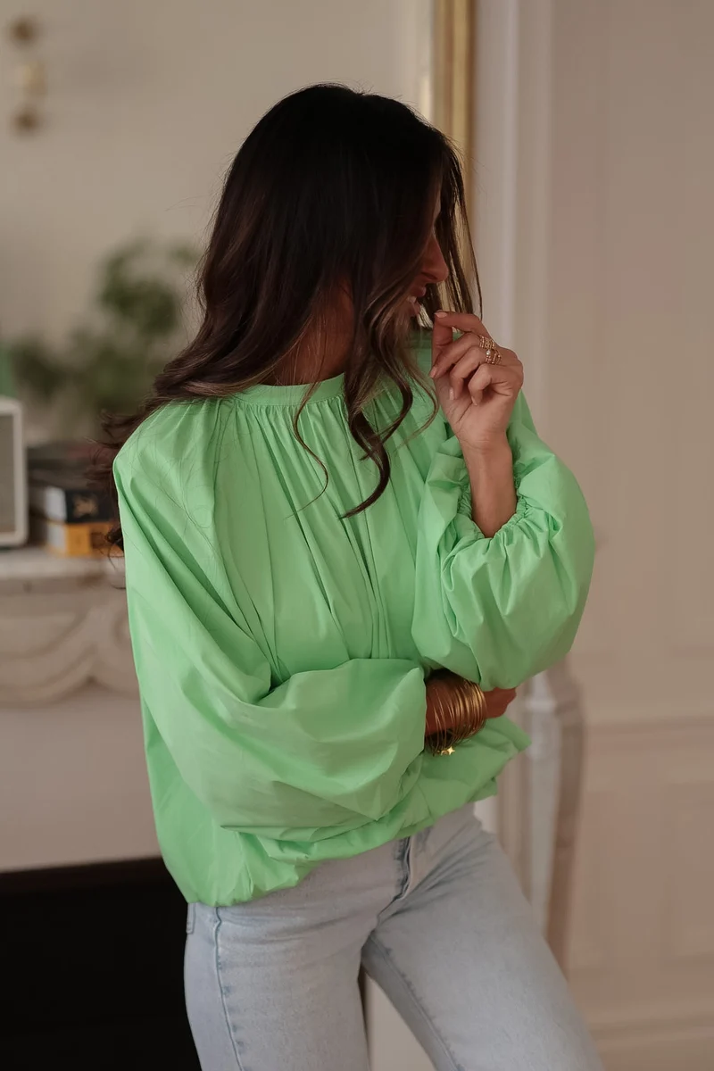 Blouse Oxana vert anis