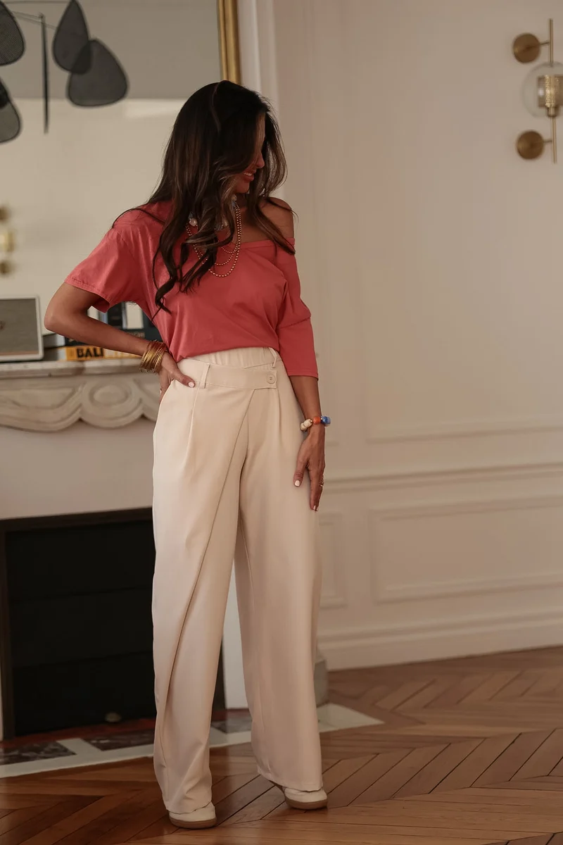 Pantalon Bonnie beige