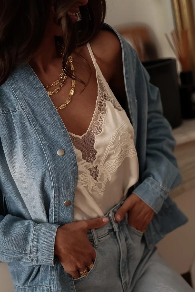 Veste Alma bleu clair
