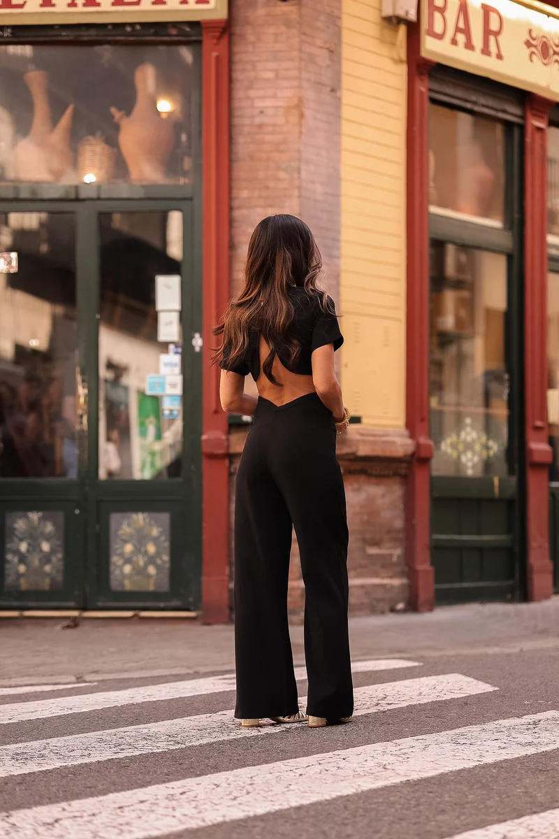 Combi-pantalon Ysé noire