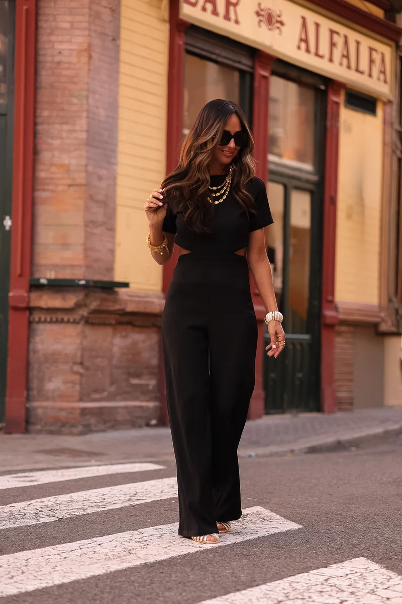 Combi-pantalon Ysé noire