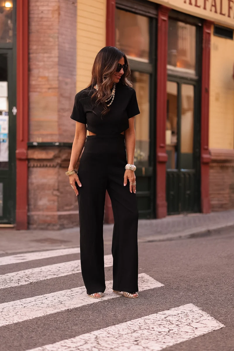 Combi-pantalon Ysé noire