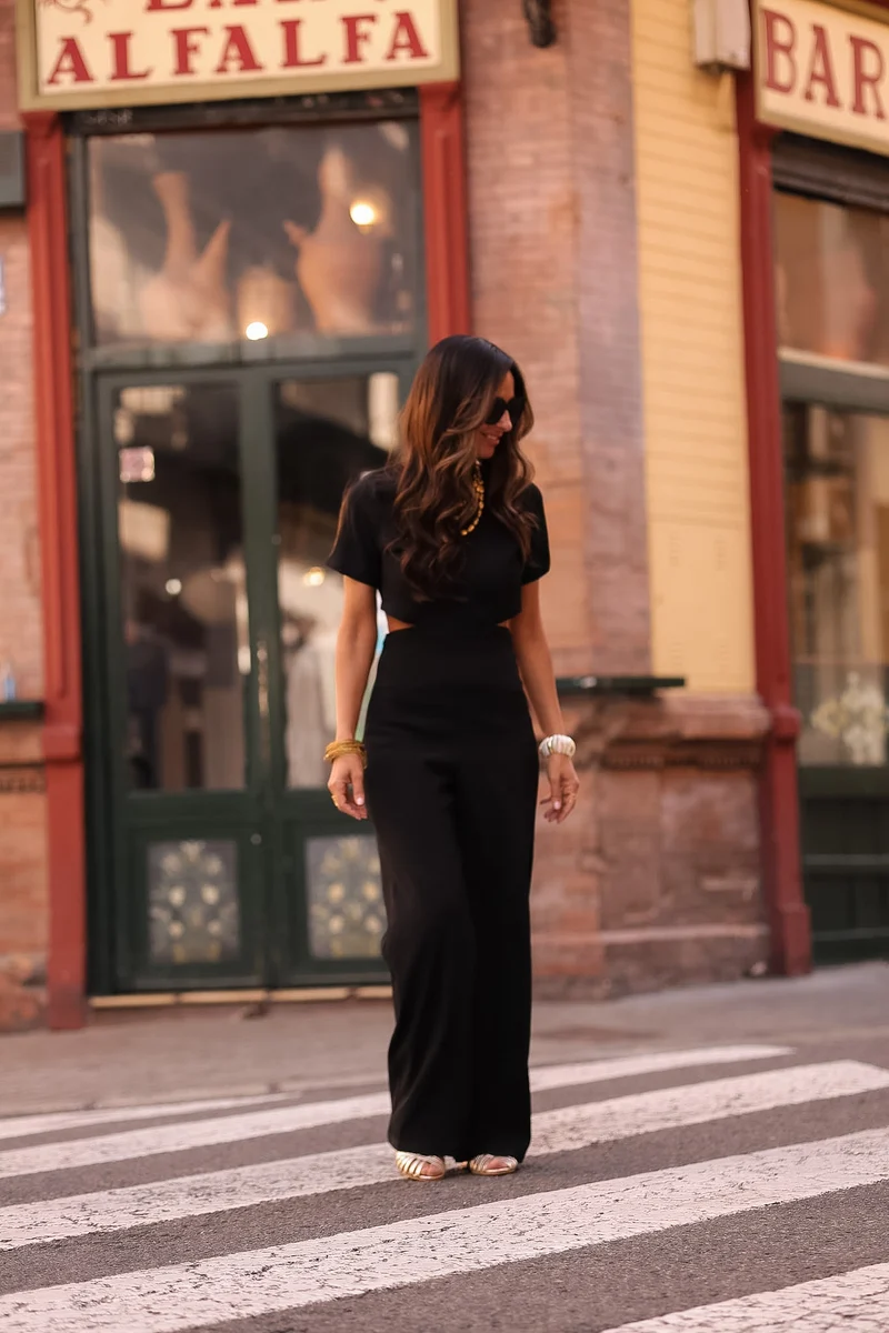 Combi-pantalon Ysé noire