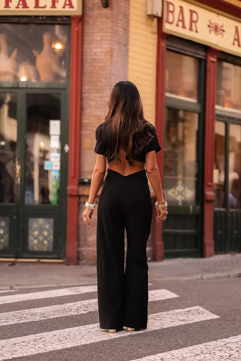 Combi-pantalon Ysé noire