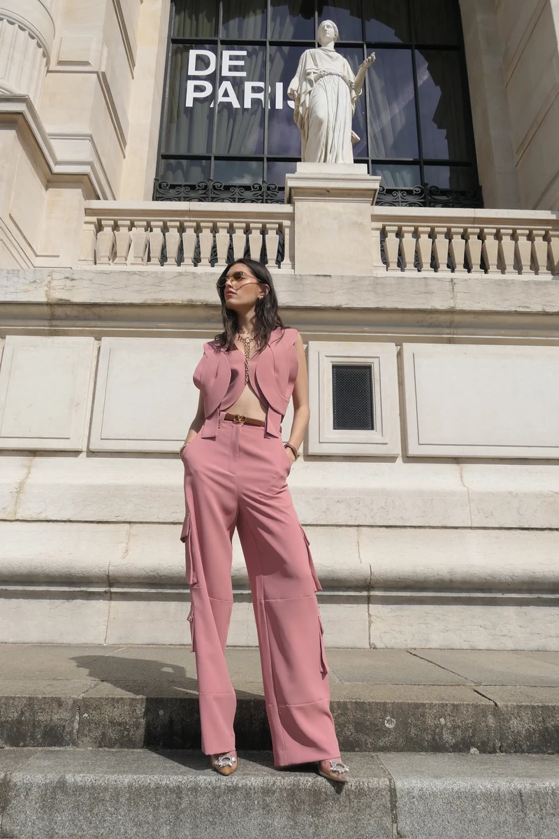Ensemble Torsade rose blush