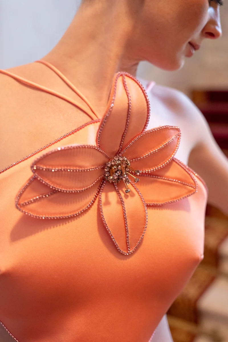 Robe Orchid peach