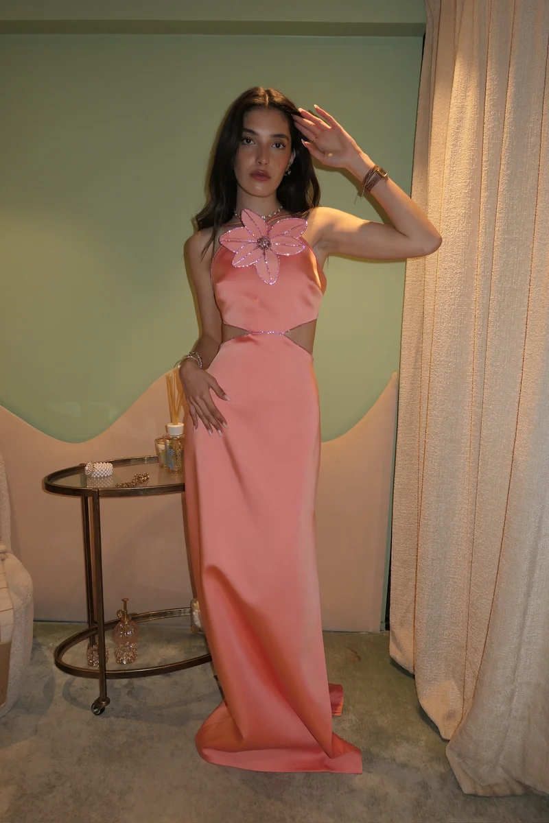Robe Orchid peach