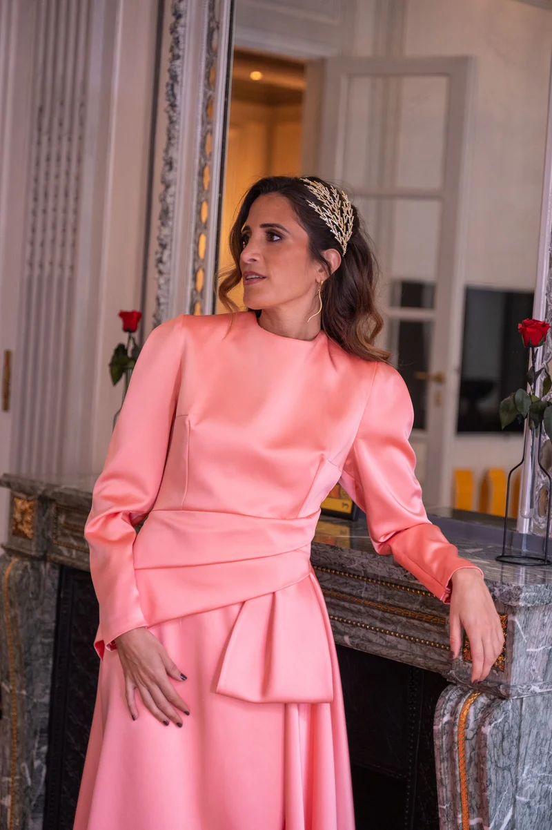 Robe Apolina peach