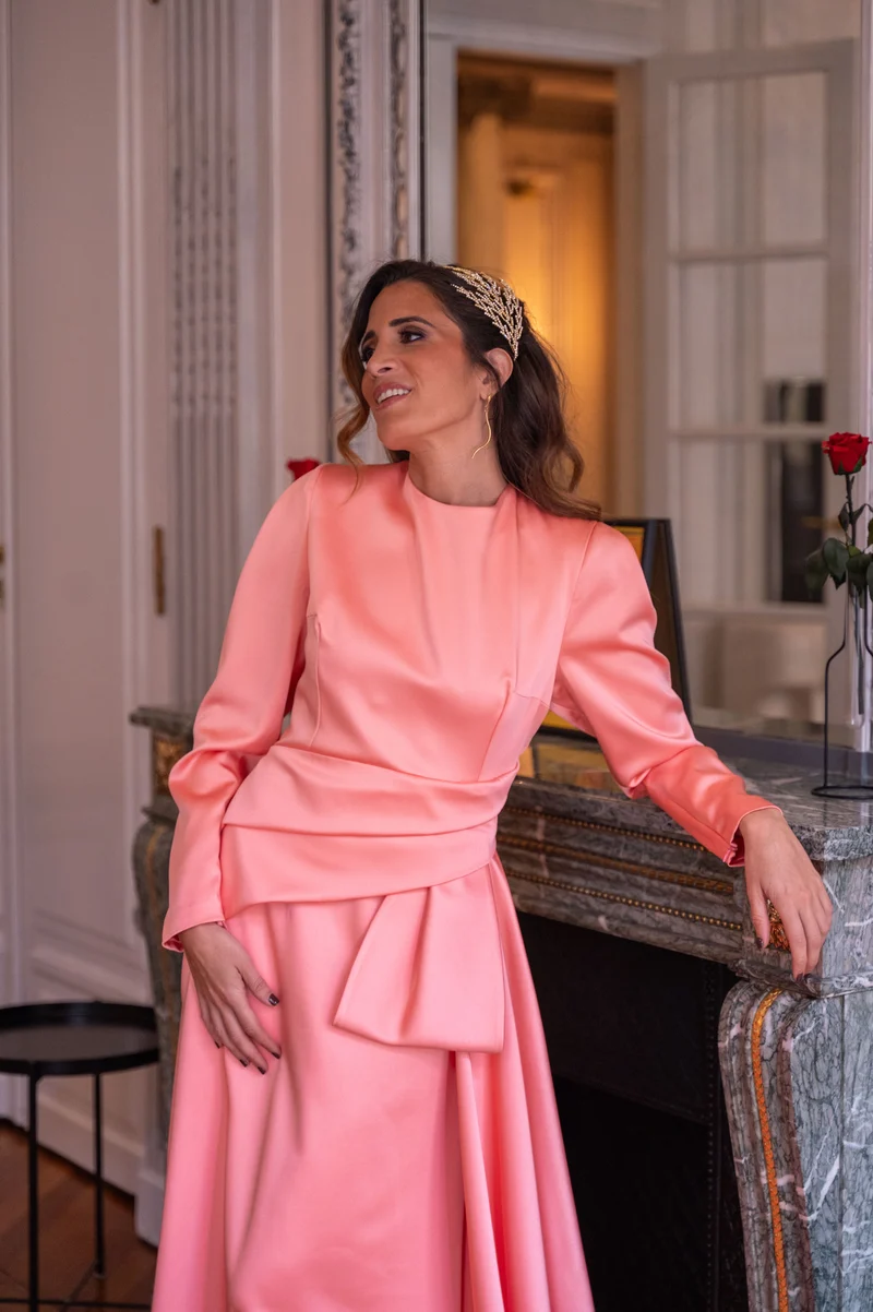 Robe Apolina peach