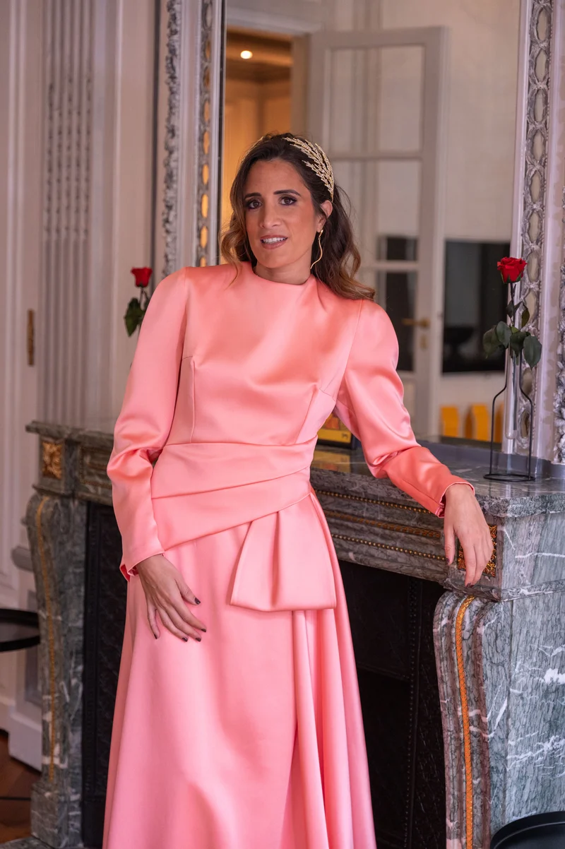 Robe Apolina peach