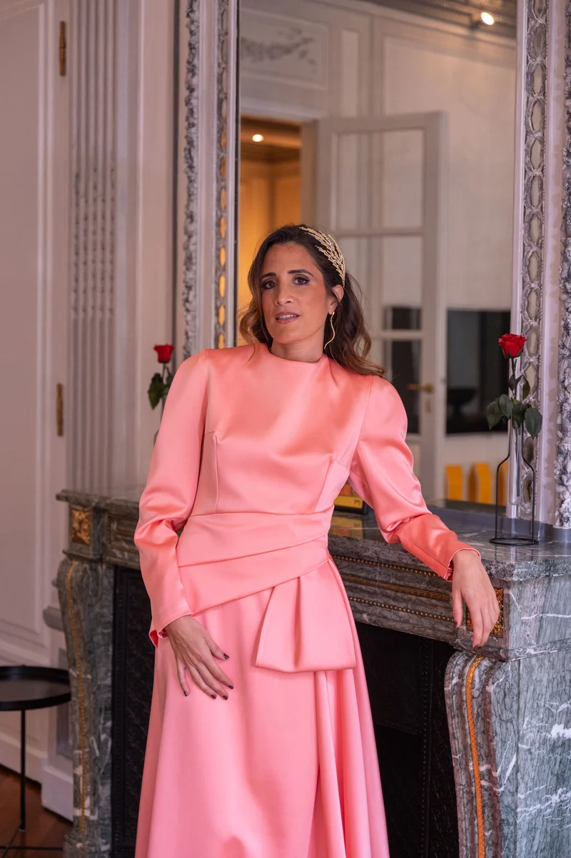 Robe Apolina peach