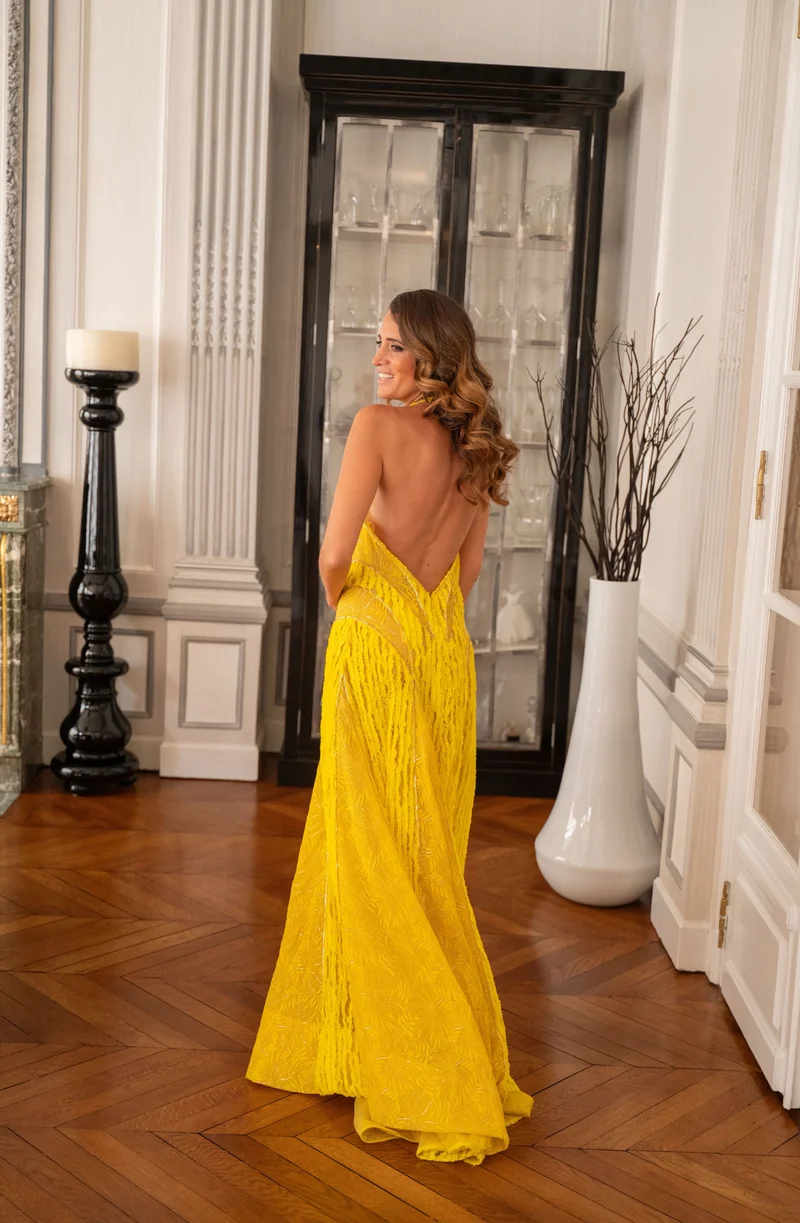 Robe Izadora jaune
