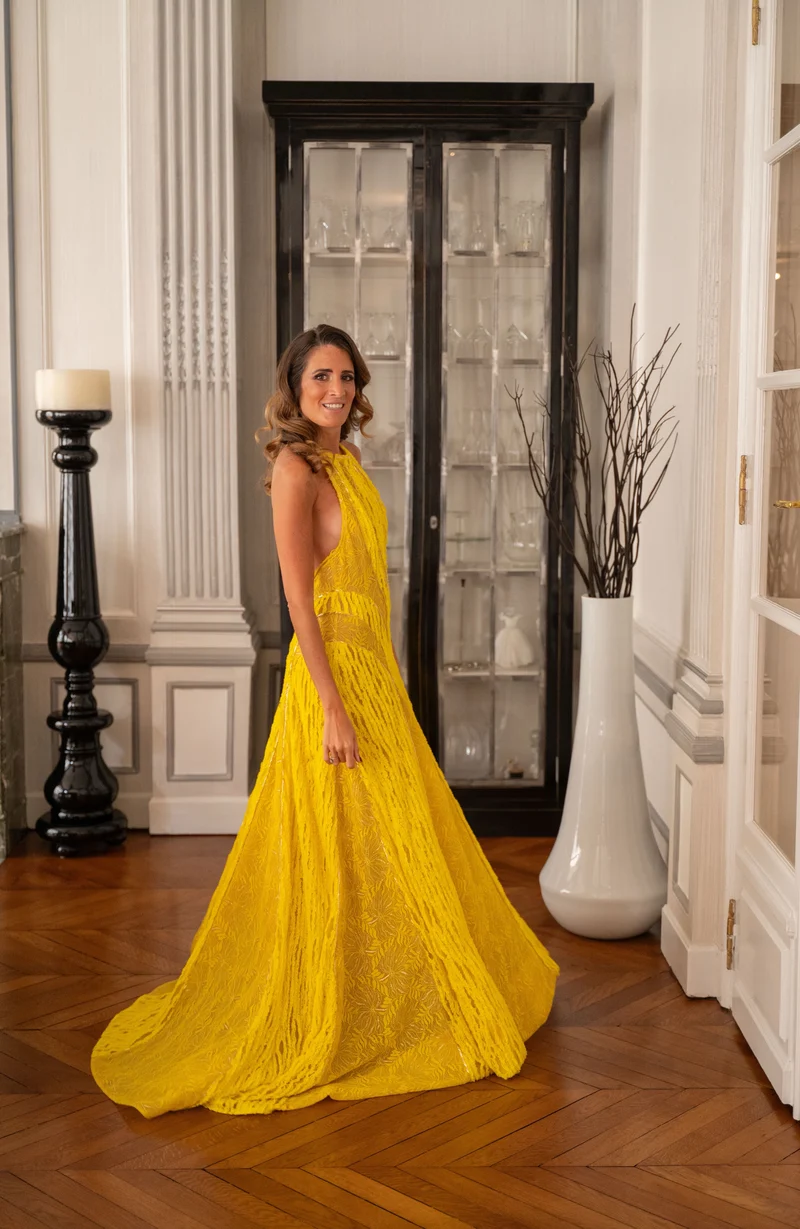 Robe Izadora jaune
