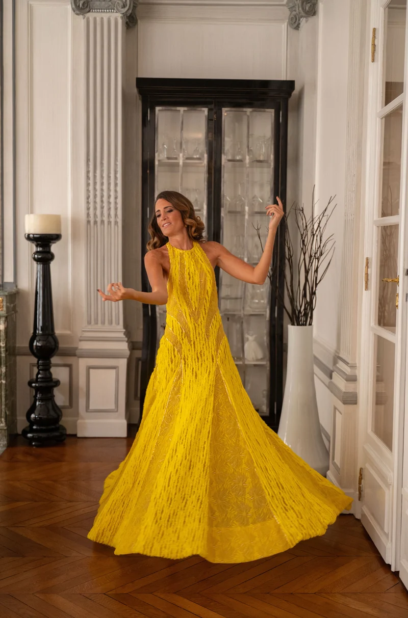Robe Izadora jaune