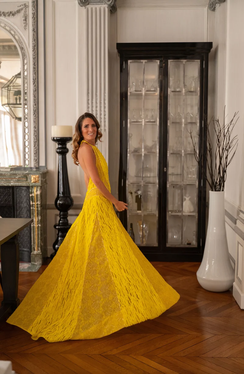 Robe Izadora jaune