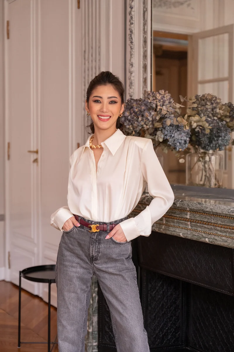Body Siena en soie blanc