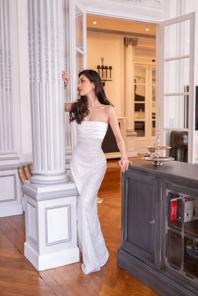 Robe Caicos blanche