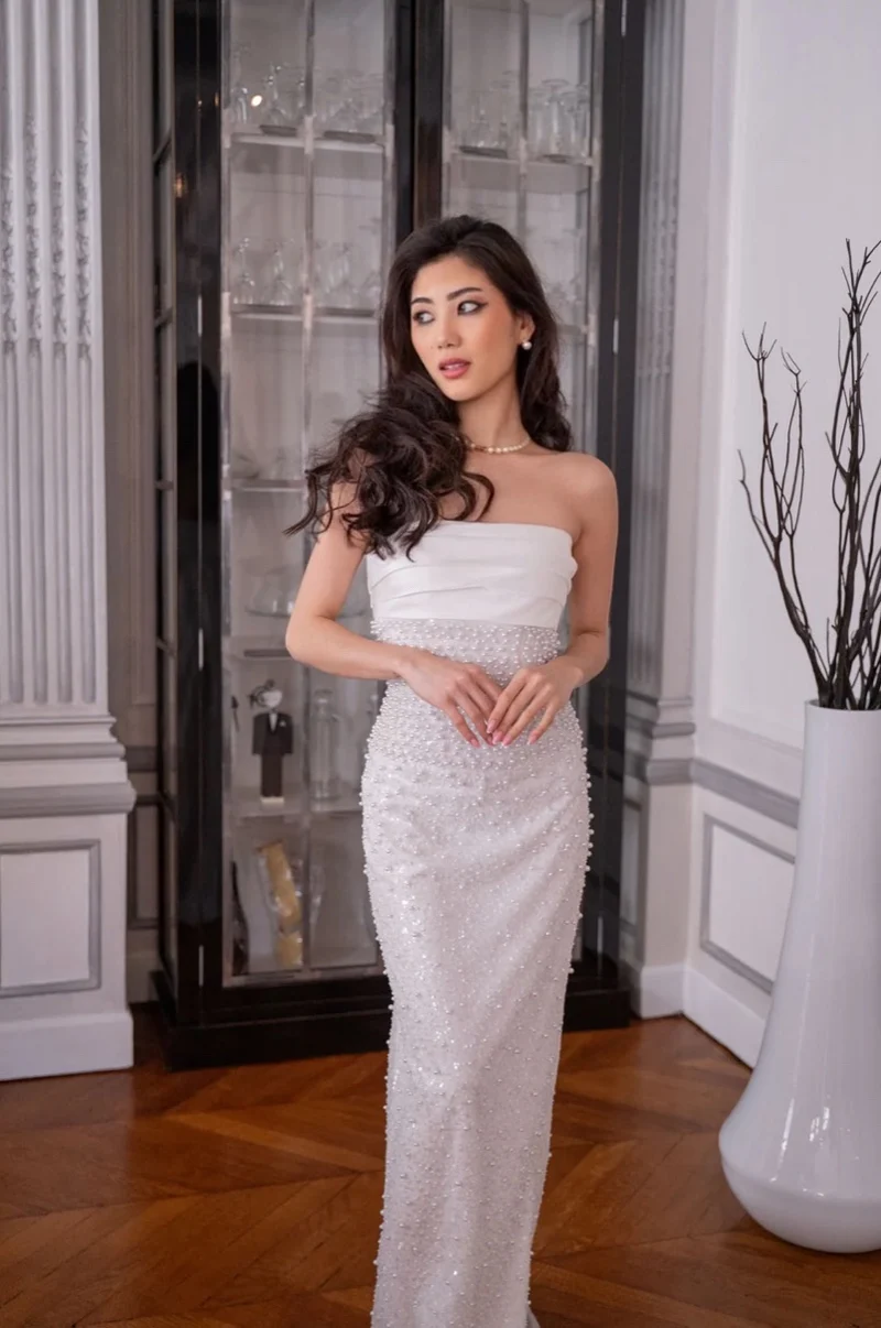 Robe Caicos blanche
