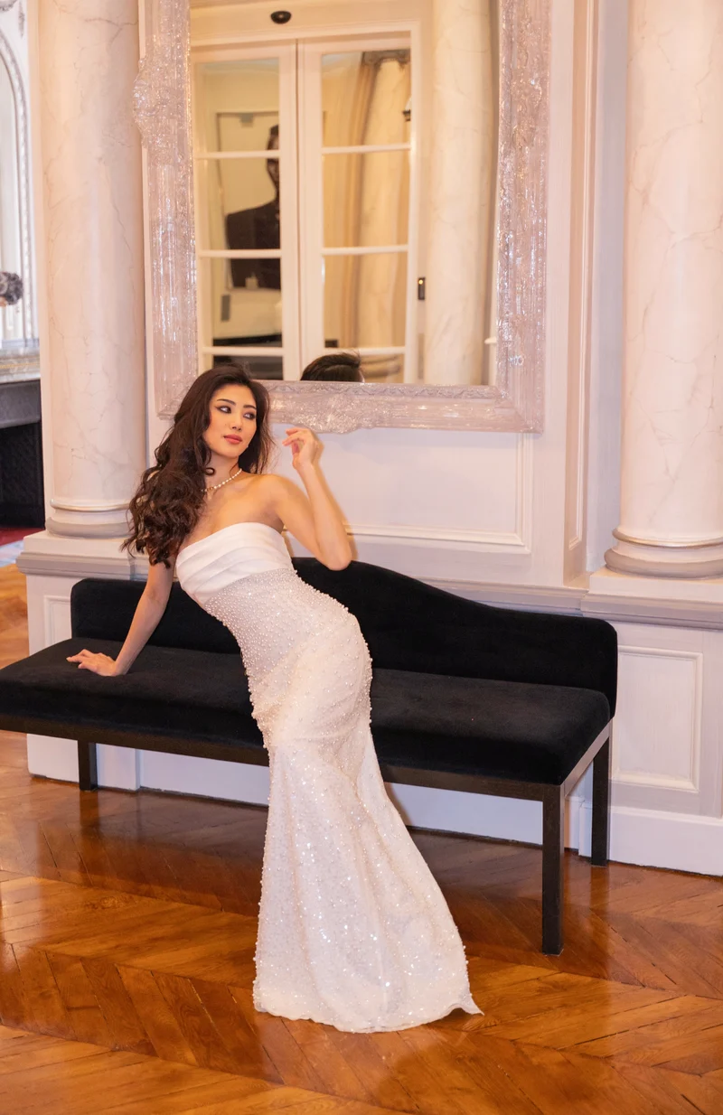 Robe Caicos blanche