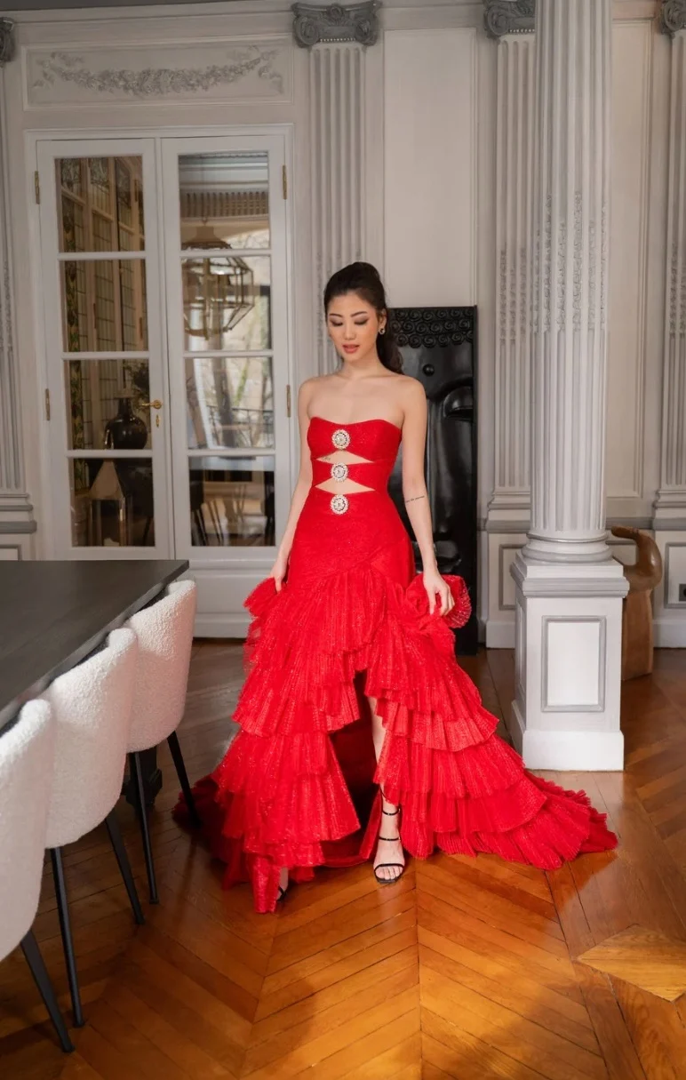 Robe Shangri-La rouge