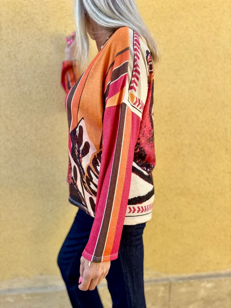Pull fin brillant Enzo toucan