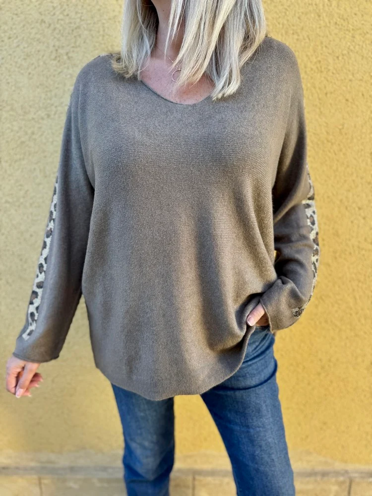 Pull Alonzo taupe