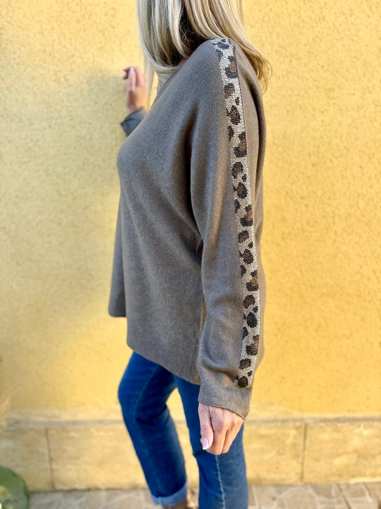 Pull Alonzo taupe